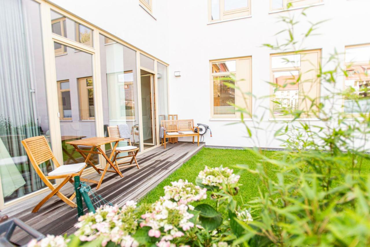 Eckhof Domizil - Grosszuegige Ferienwohnung Mit Kleinem Garten In Der Altstadt Von Gotha Exterior photo